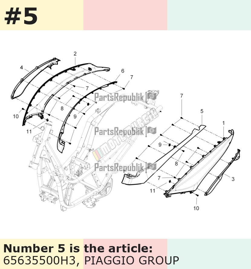 Verkleidung, links, grau