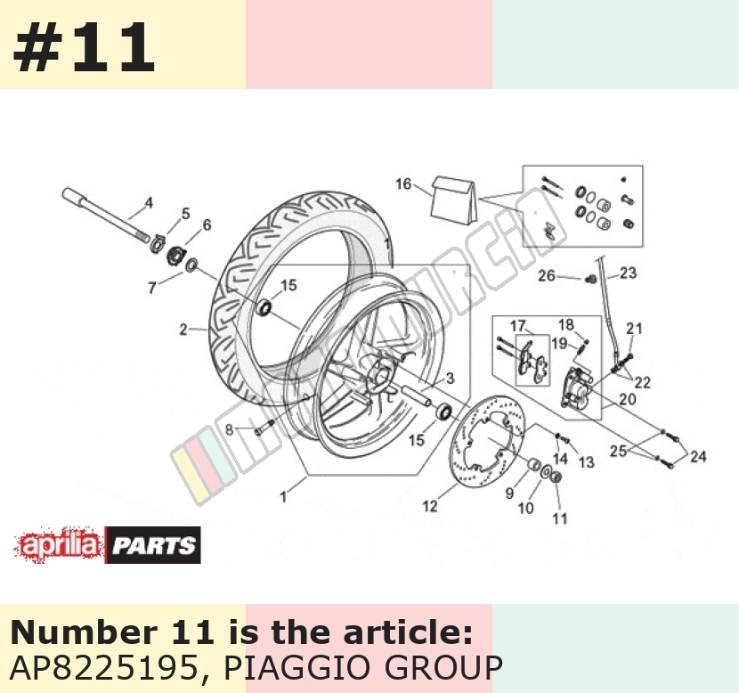 Mutter M12x1.25