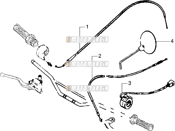 Handlebar Switch / Mirror / Cable