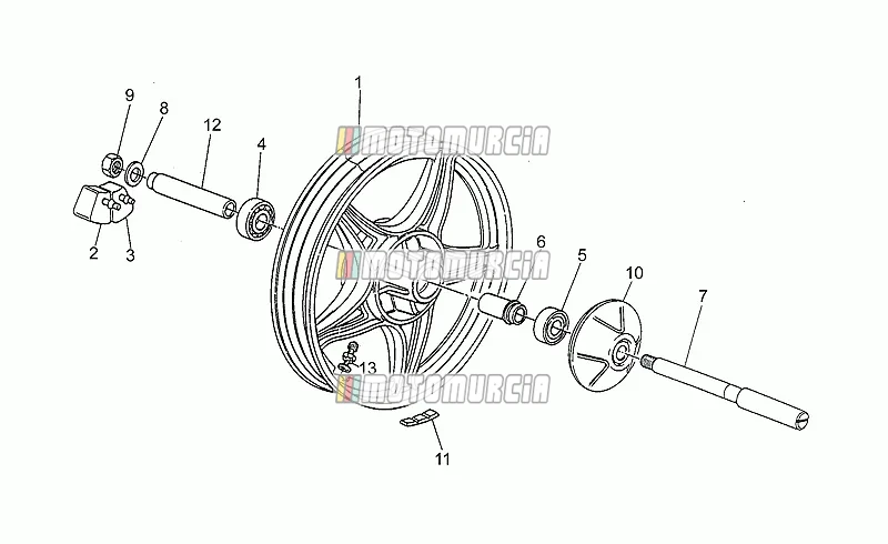 Roue arrière