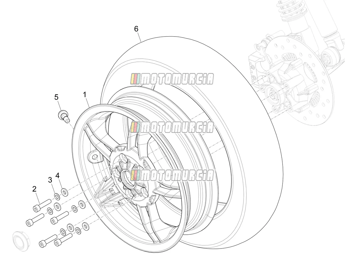 Roue avant