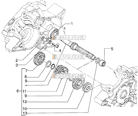 Primary Gear Shaft