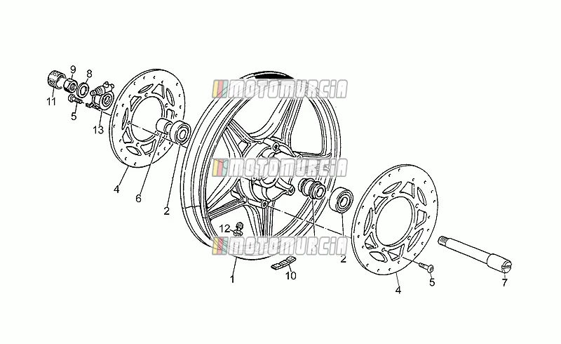 Roue avant