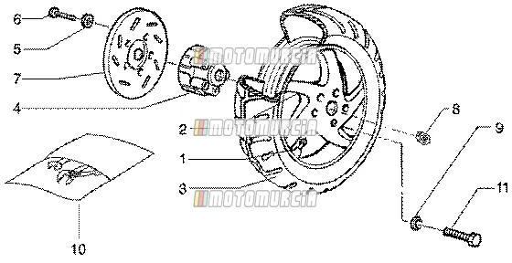 Roue arrière