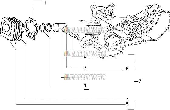 Cylinder-piston-wrist Pin Unit
