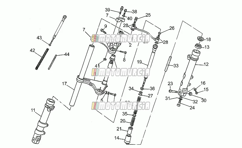 Fourche avant