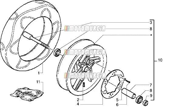Roue avant
