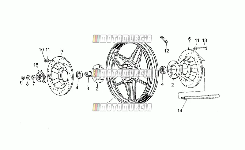 Roue avant