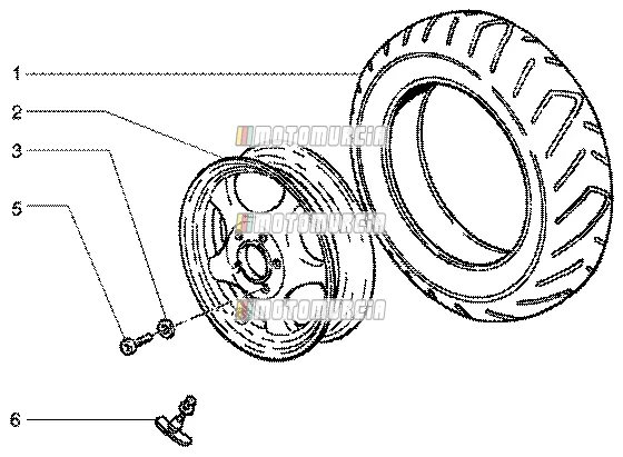Roue avant