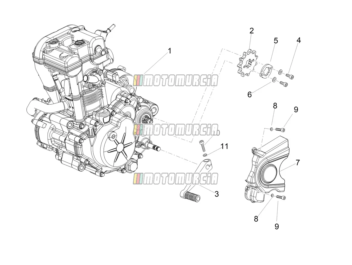 Engine-completing Part-lever