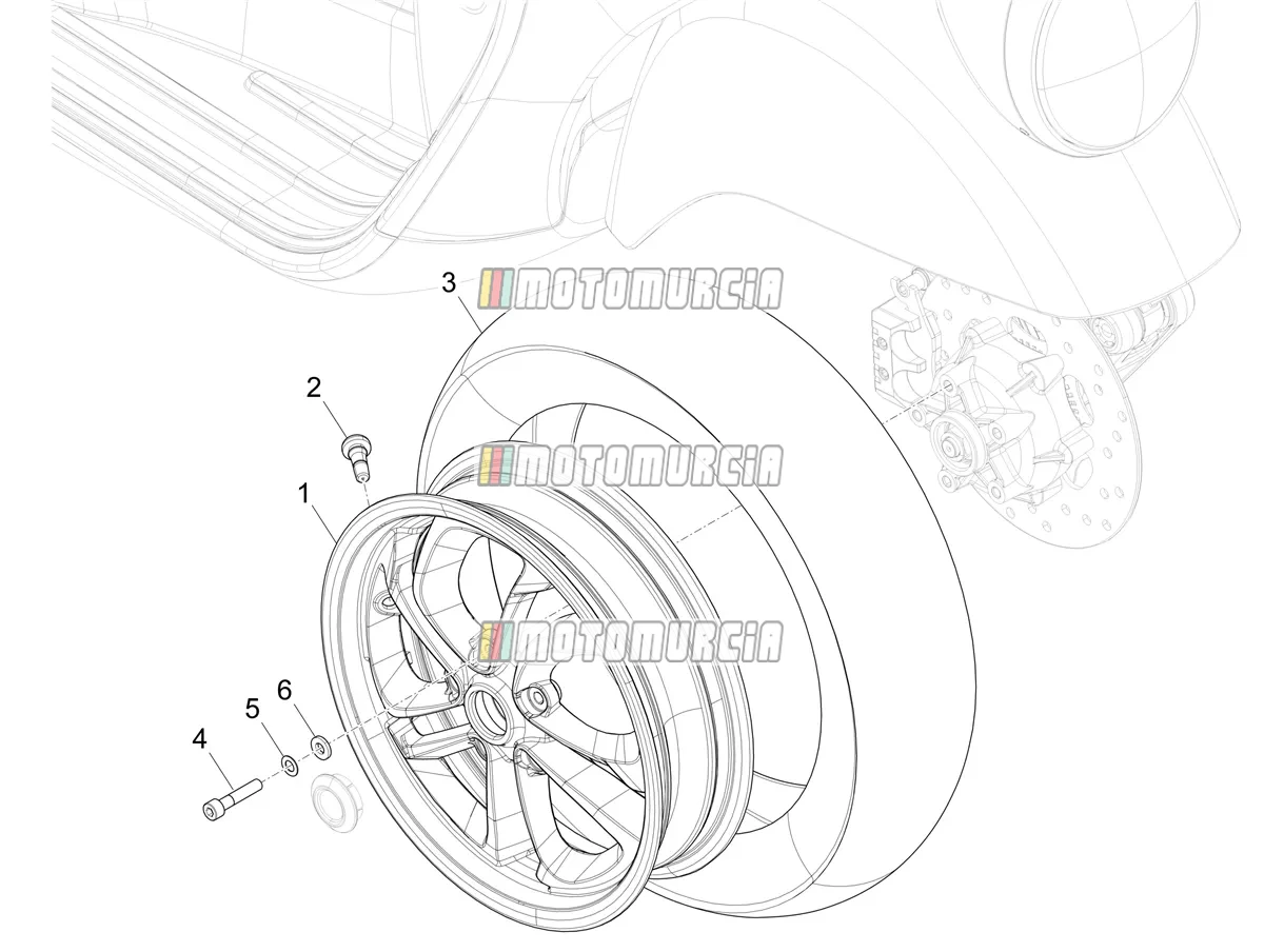 Roue avant