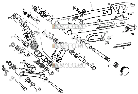 Heckdämpfer-Swing-Arm