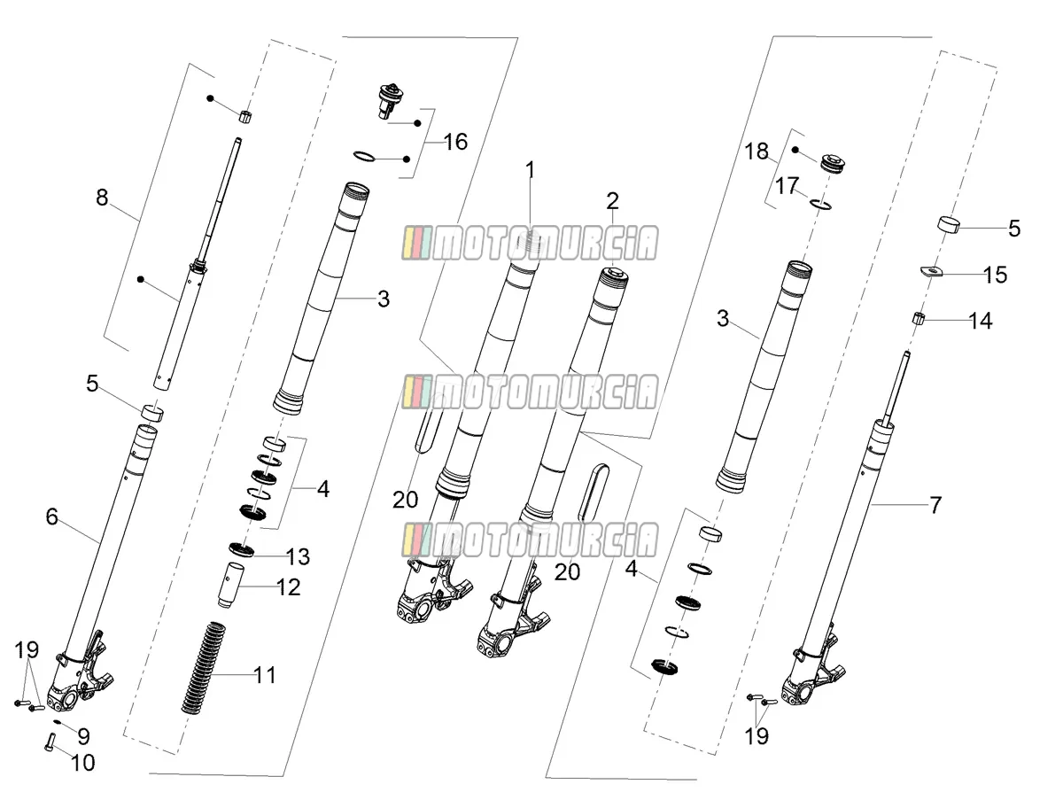 Front Fork Kayaba