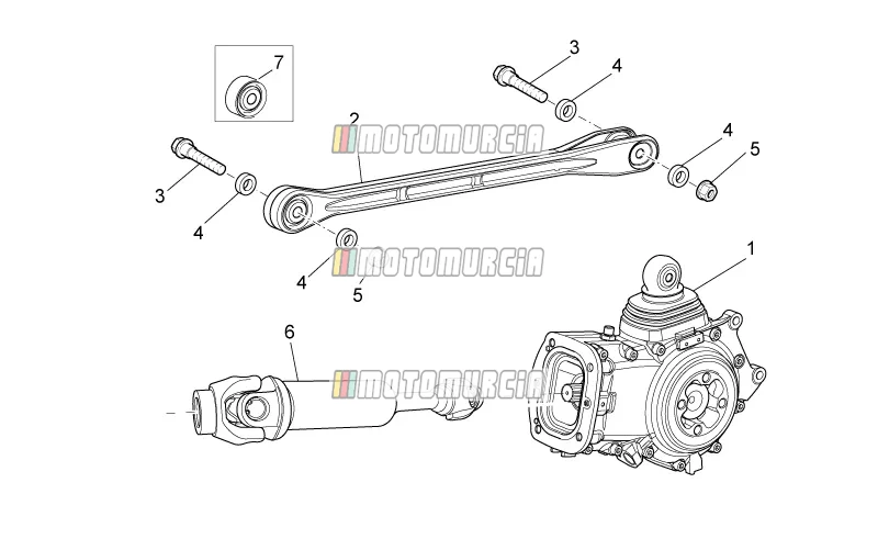 Transmission arrière