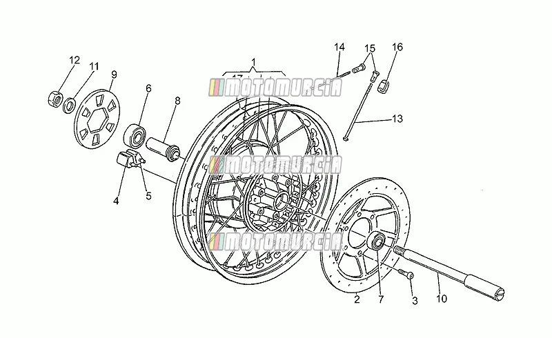 Roue arrière