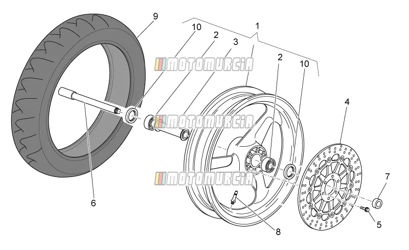 Roue avant