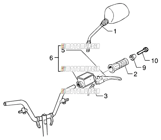 Handlebar component parts