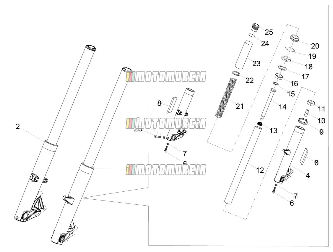 Front Fork Kaifa