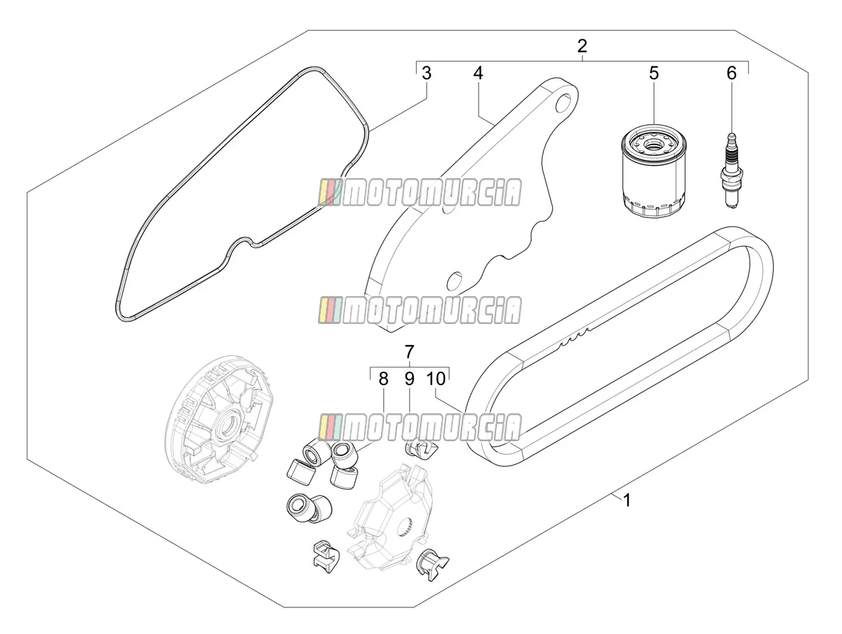 Kit complet d'usure et d'entretien
