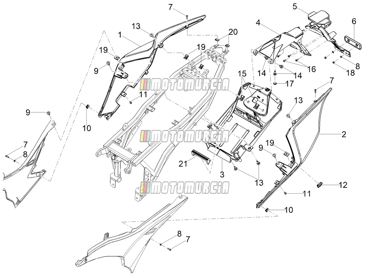Achterste carrosserie