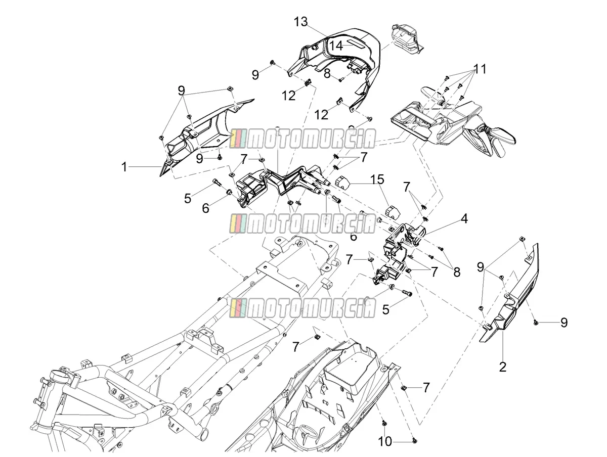 Achterste carrosserie