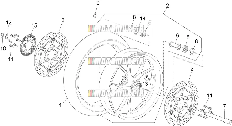 Roue avant