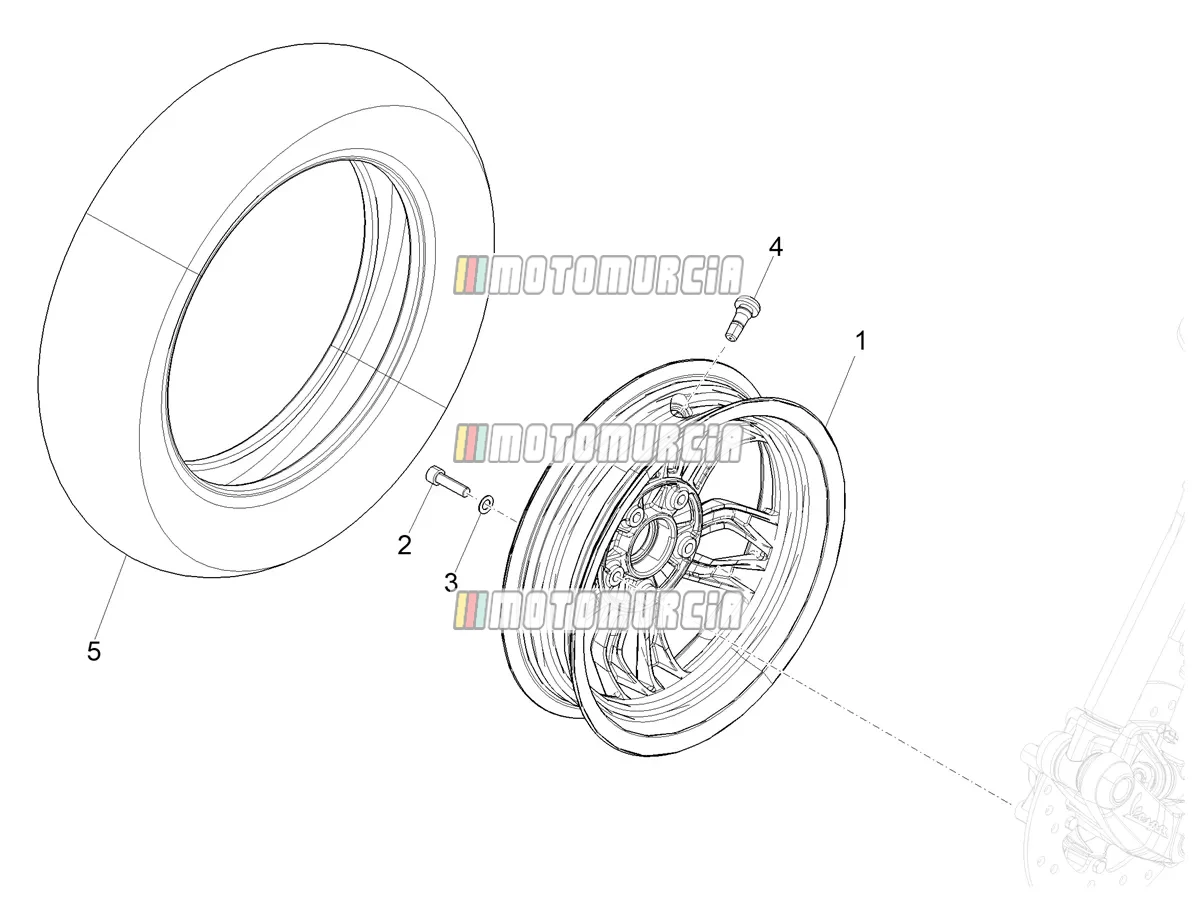 Roue avant