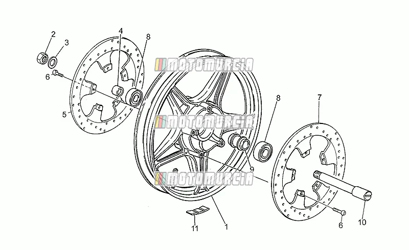 Roue avant