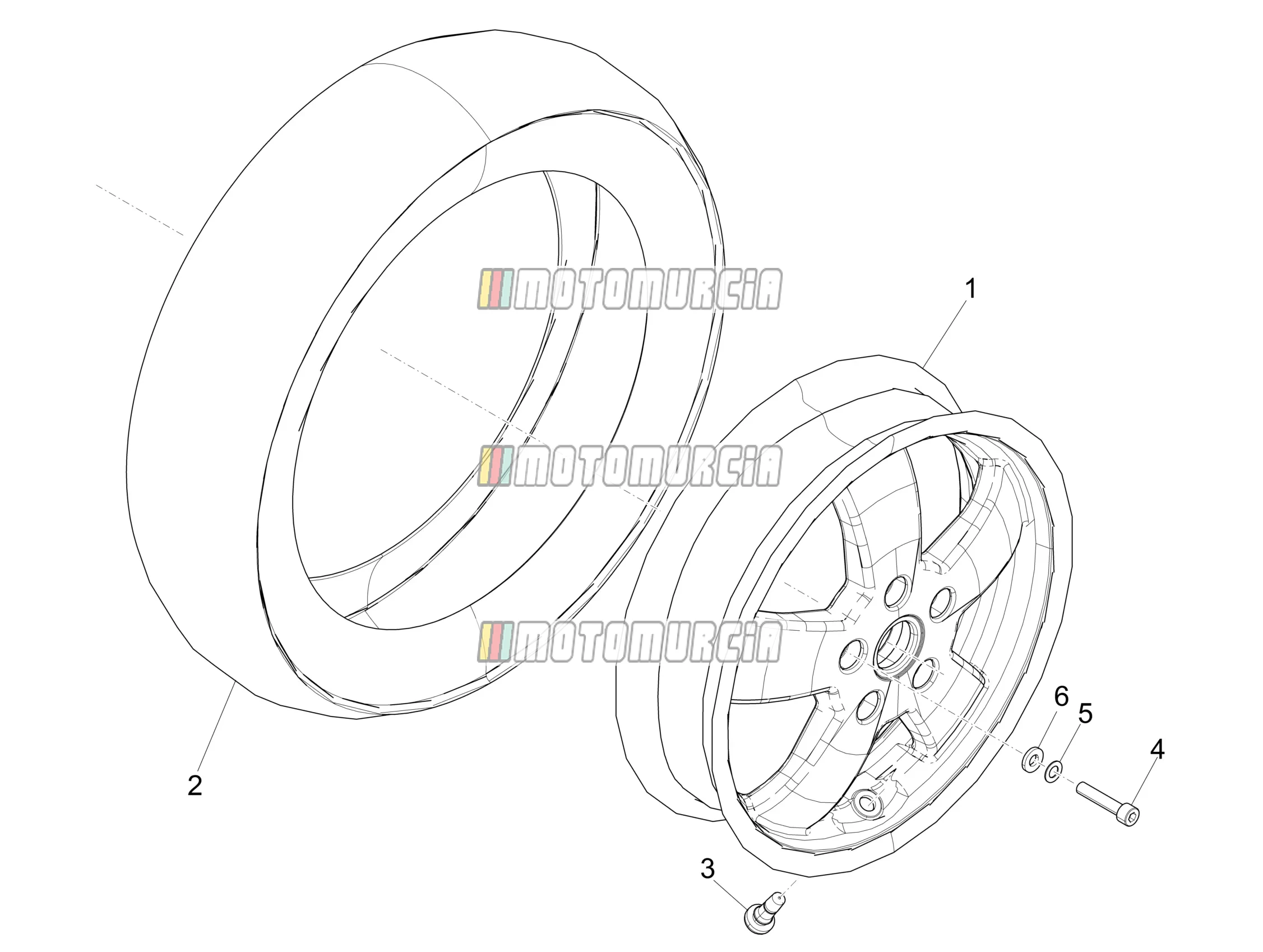 Roue avant