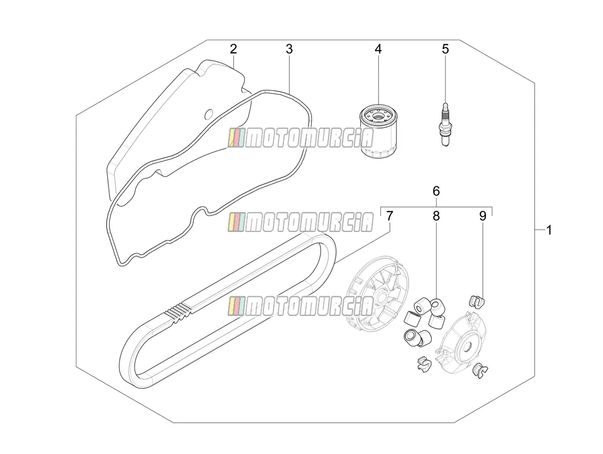 Kit complet d'usure et d'entretien
