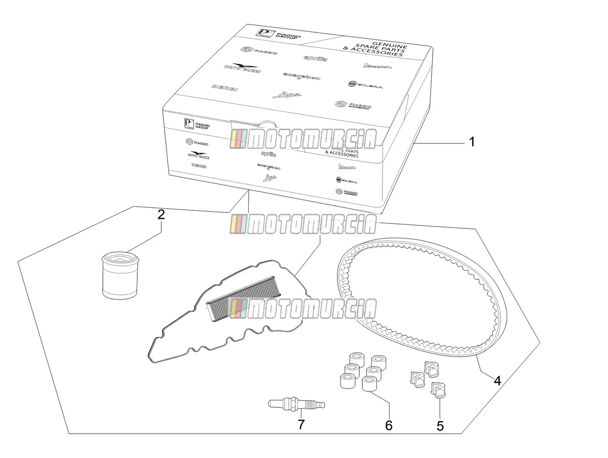 Kit complet d'usure et d'entretien
