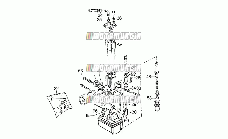 Pièces de rechange pour carburateur