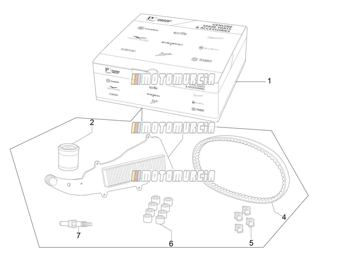 Kit complet d'usure et d'entretien