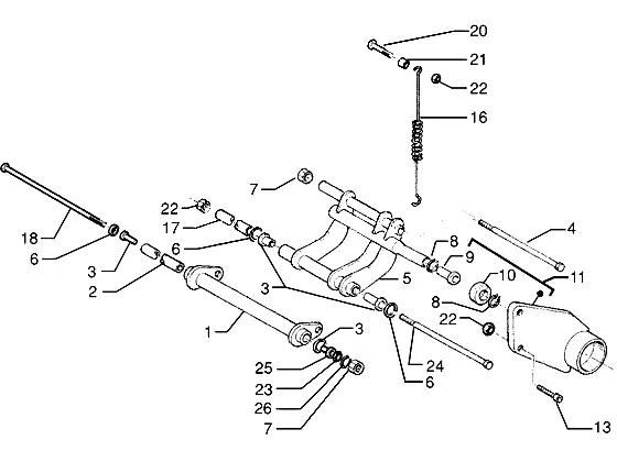 Bras oscillant