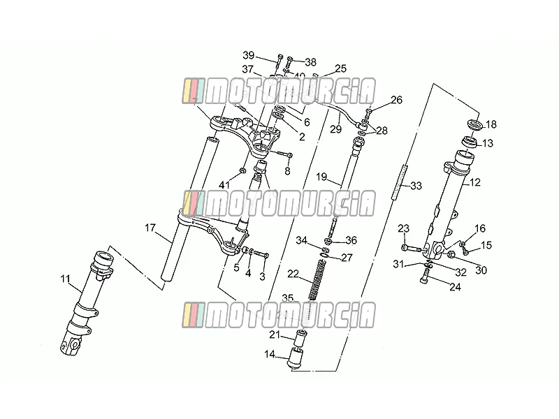Voorvork-van frame pg17001