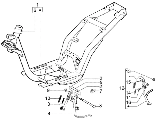 Chassis centrale standaard