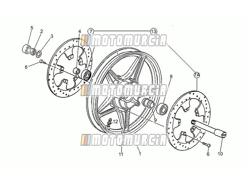 Roue avant