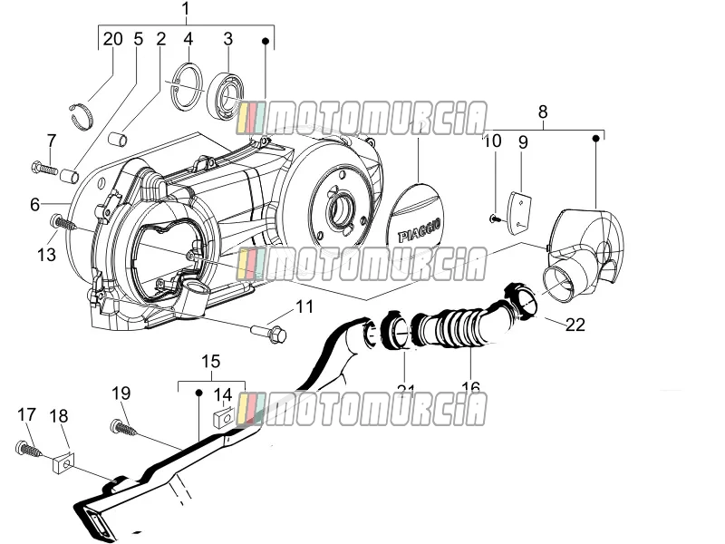 Crankcase Cover - Crankcase Cooling
