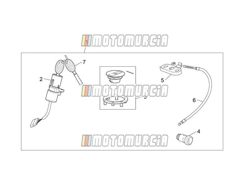 Hardwarekit voor slot