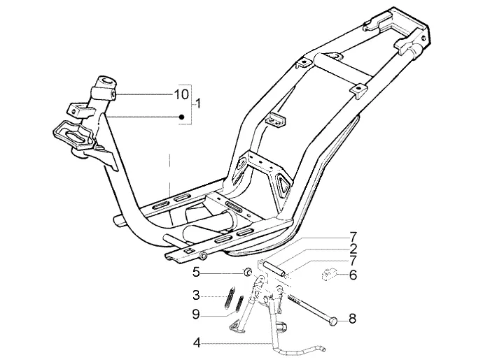 Chassis-centrale standaard