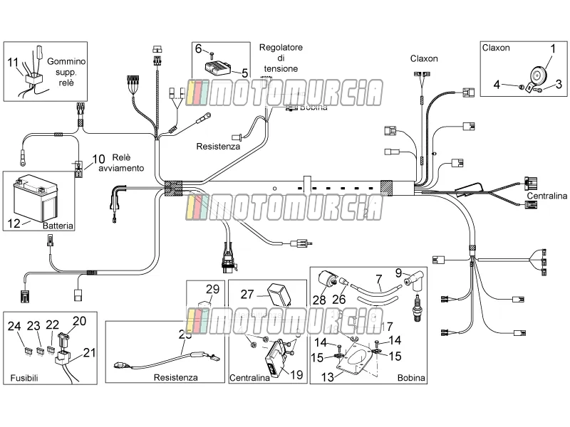Frame » elektrisch systeem