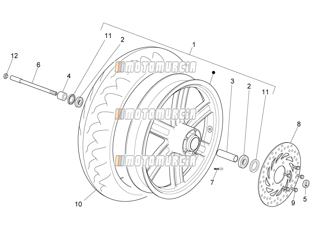 Roue avant