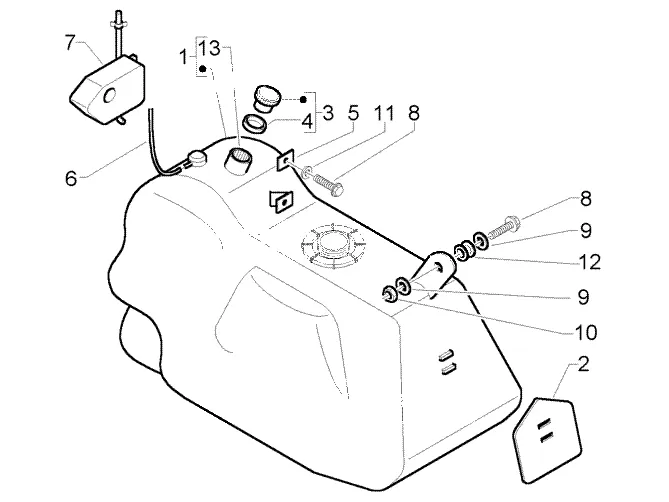 Brandstoftank