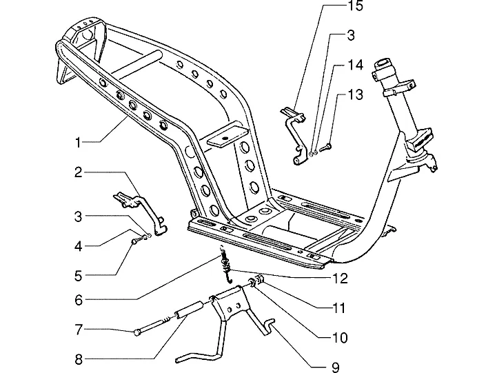Chassis-centrale standaard