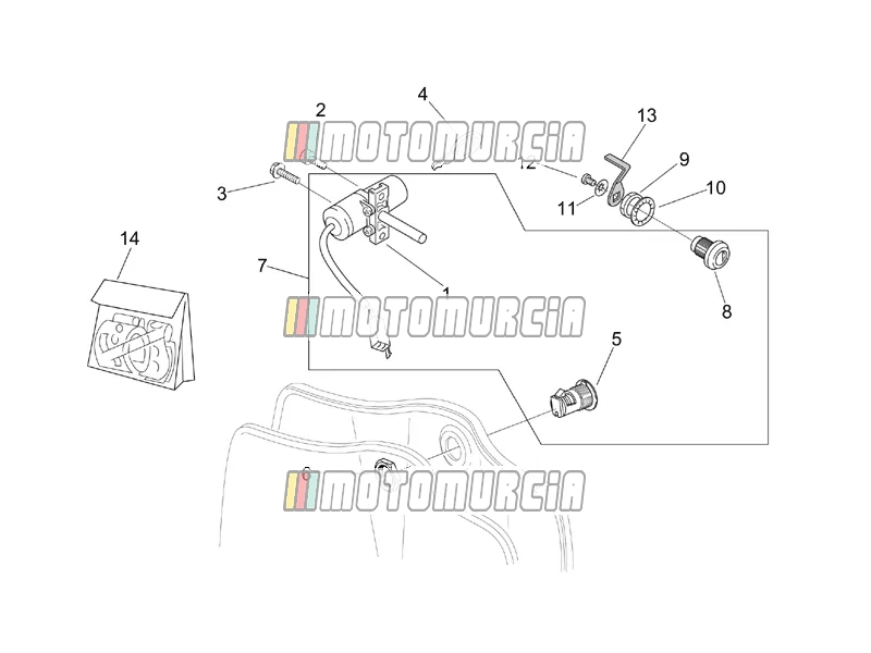 Hardwarekit voor slot