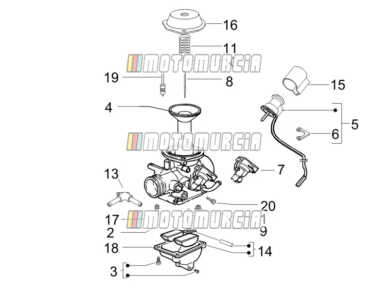 Componenti del carburatore