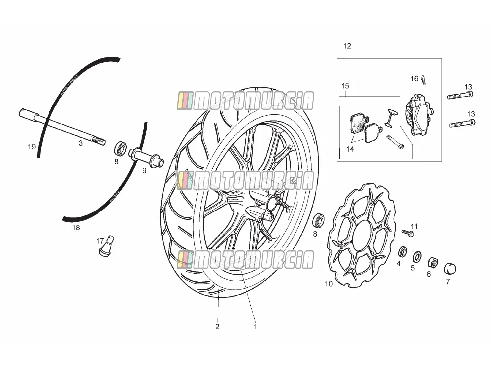 Roue avant
