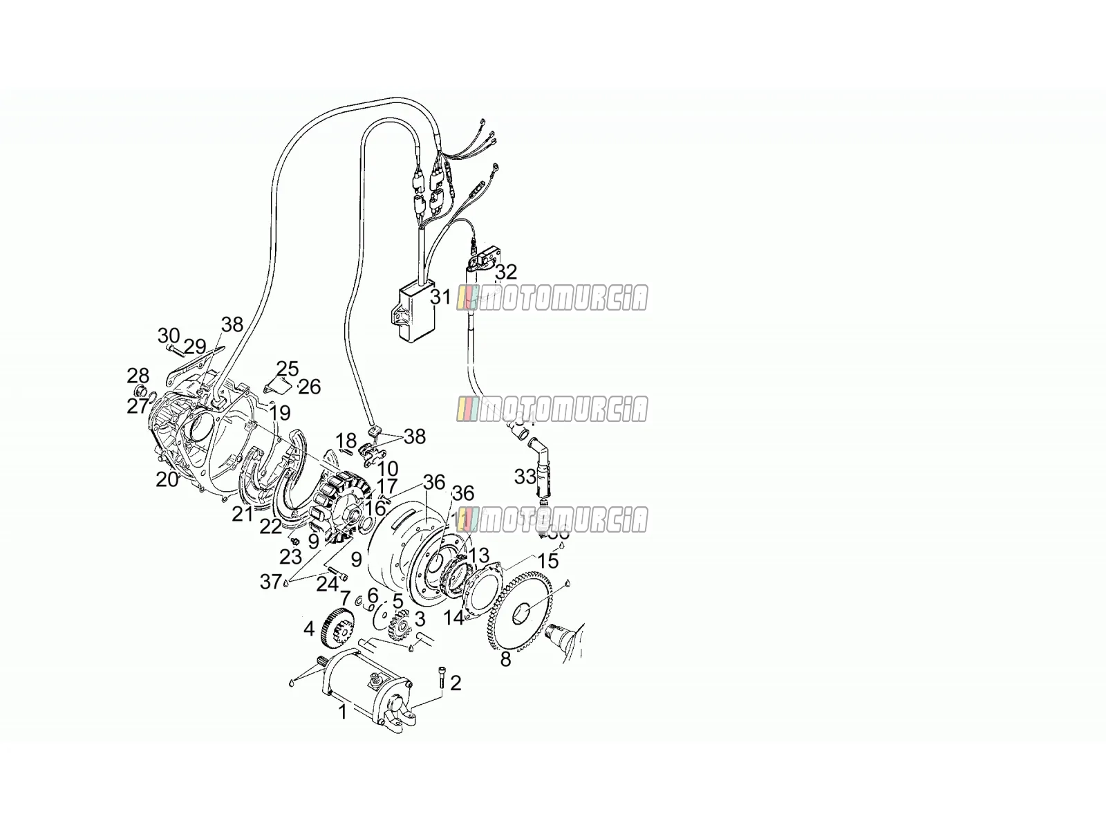 Cdi magnéto assy t