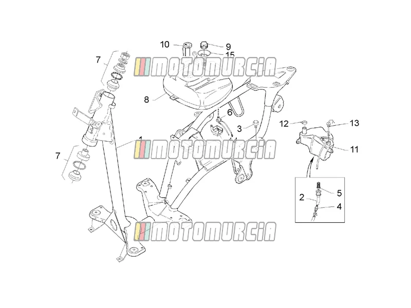 Frame »frame en brandstoftank