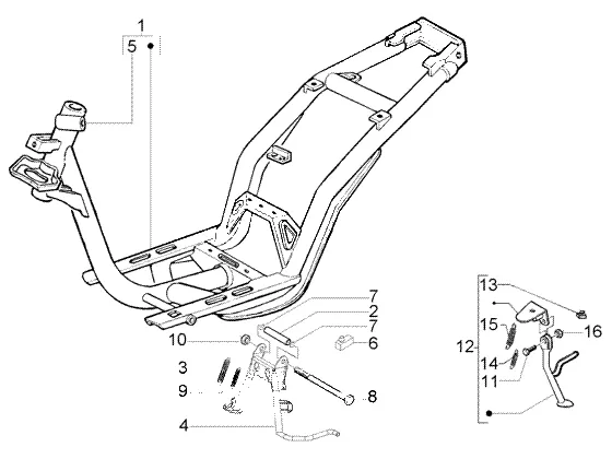 Chassis-centrale standaard